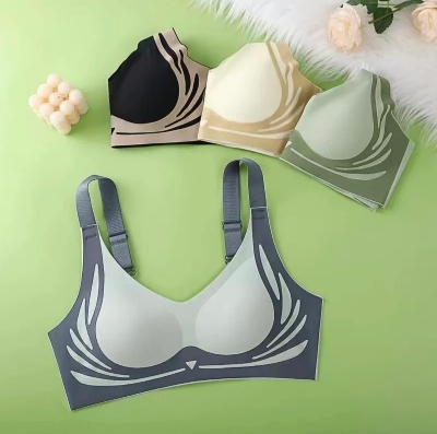 Picture of Imported Premium soft stretch comfortable push up sports bra Women-one piece