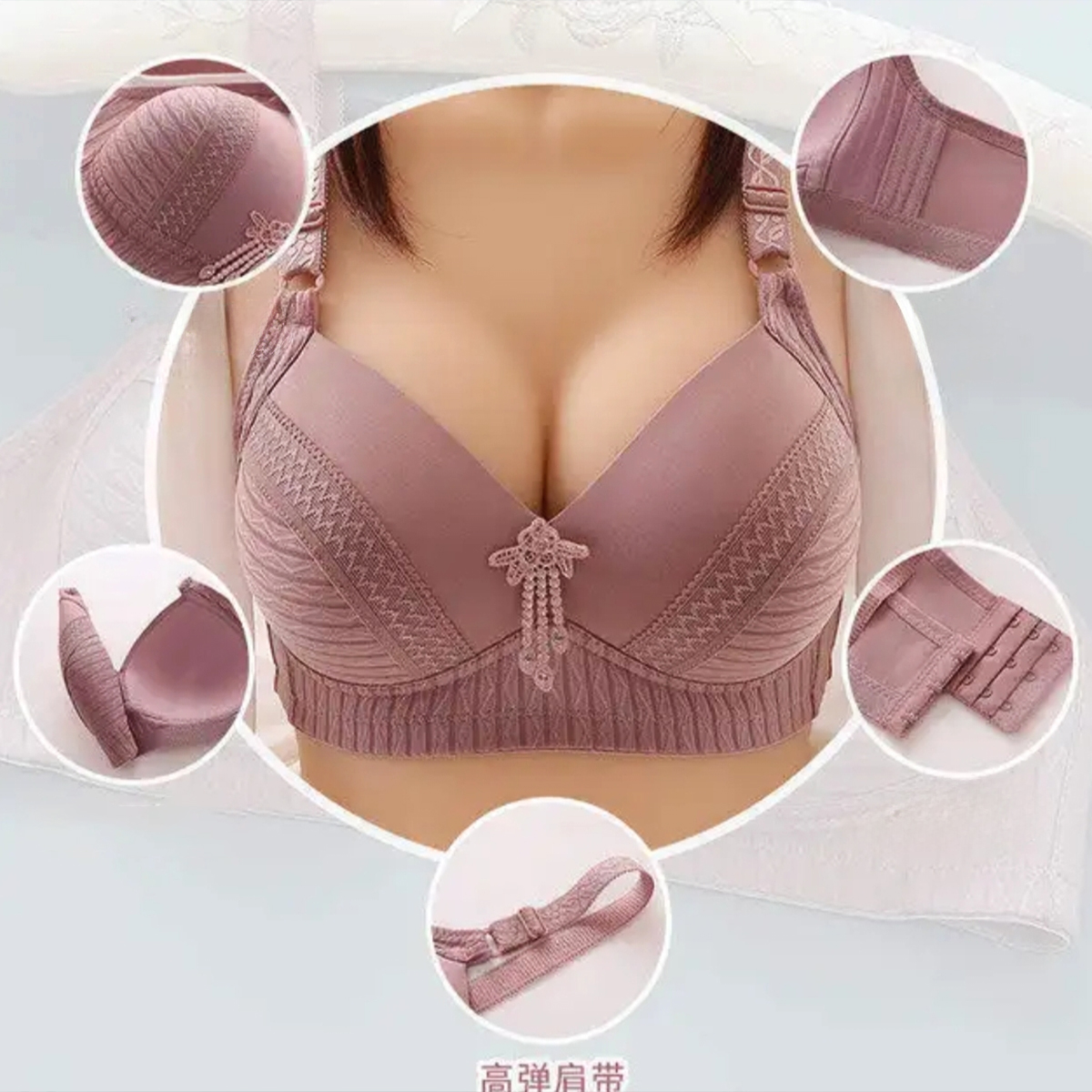 Picture of Imported premium stylish new collection comfortable push up and anti sagging bra for women