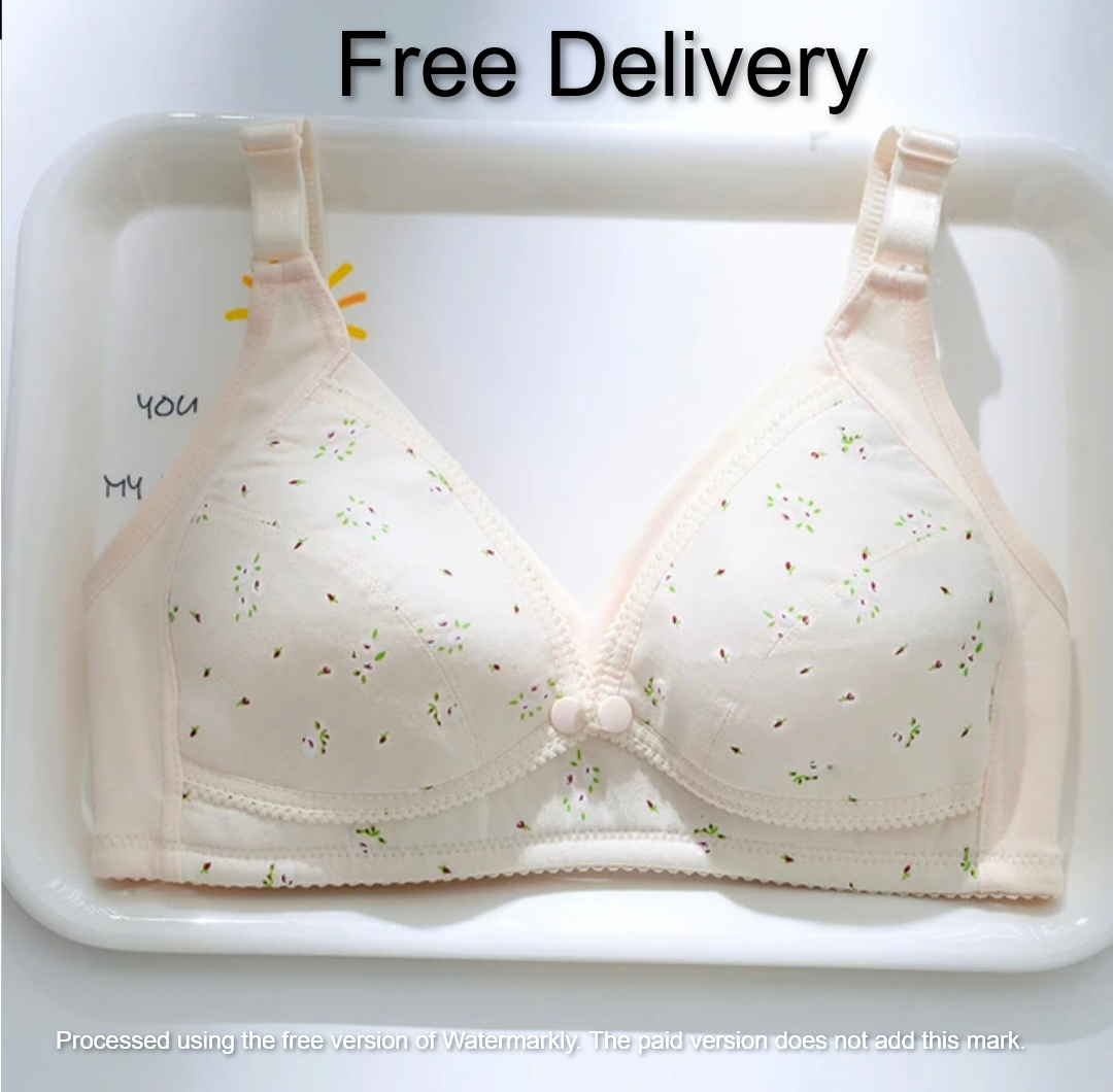 Picture of Imported Premium Breastfeeding Bra sports Bra Front Button Bra cotton Bra comfortable Bra new born baby feeding Bra for women