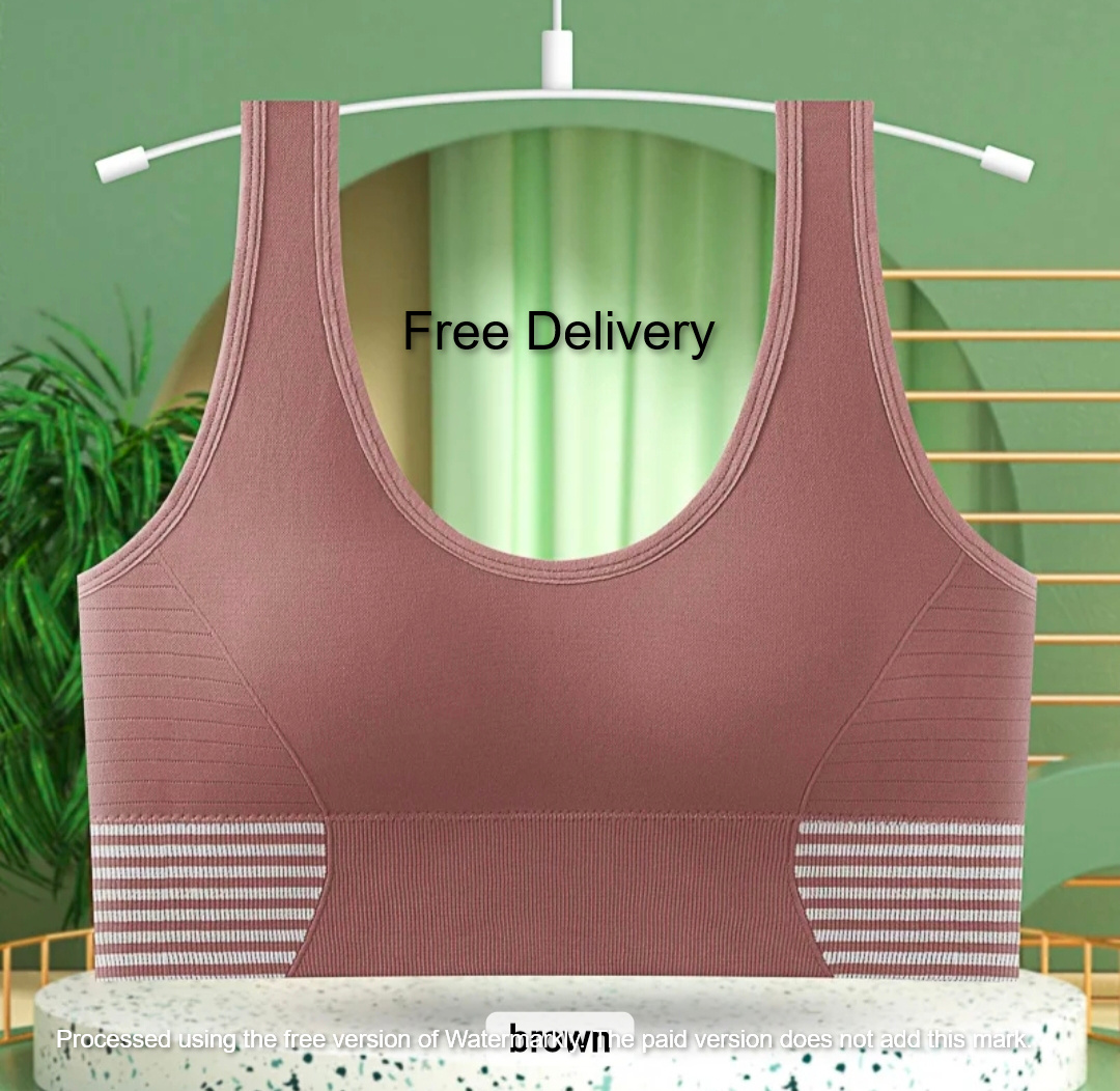 Picture of Imported Women new stylish girls push up shockproof with chest pads seamless sports tube top comfortable bra for women (one piece)