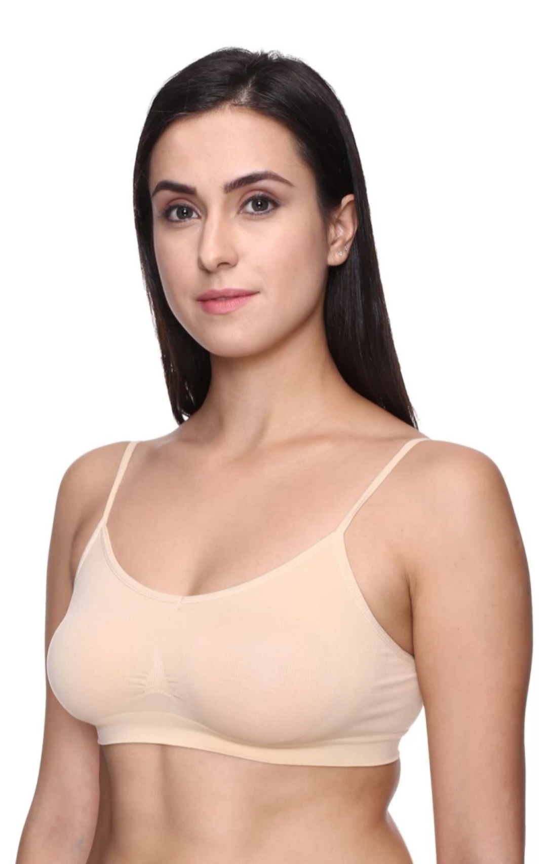 Picture of Imported Cotton Slim Strap Comfortable Tube Bra For Women - One Piece