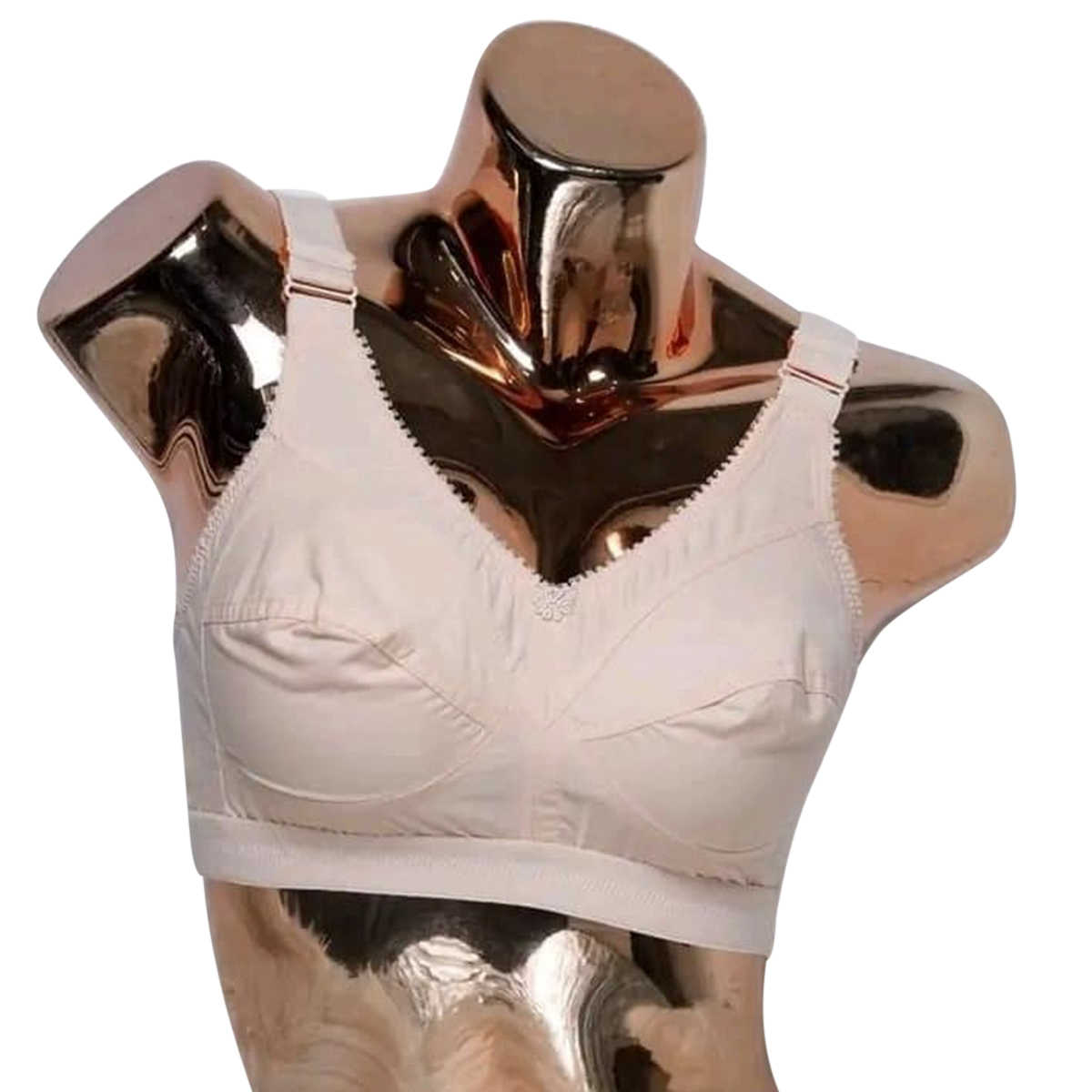 Picture of Imported Indian Guddi Bra Cotton Big Belt Full Coverage Bra for Women regular use comfortable bra for women