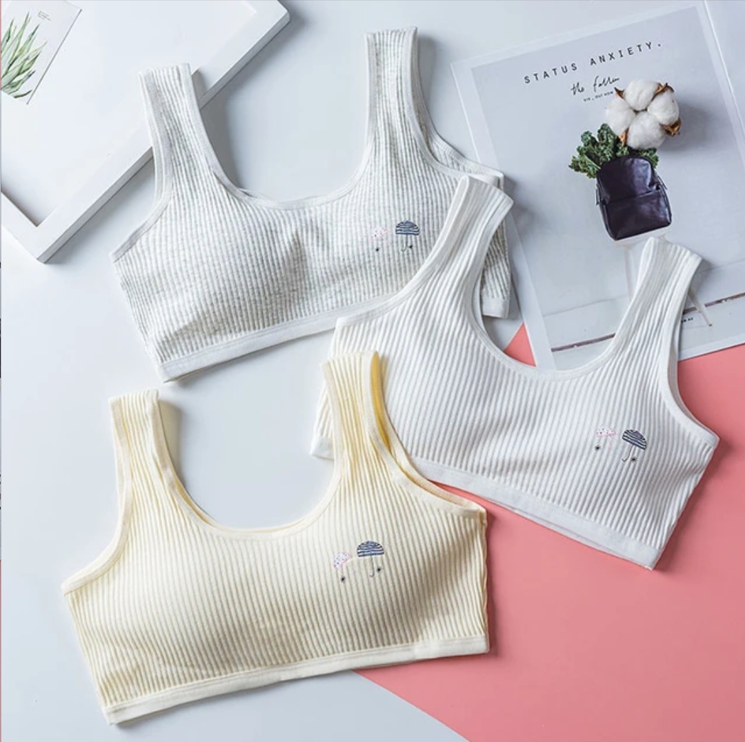 Picture of Imported padded soft and comfortable semis bra for teenagers and girls - One Piece