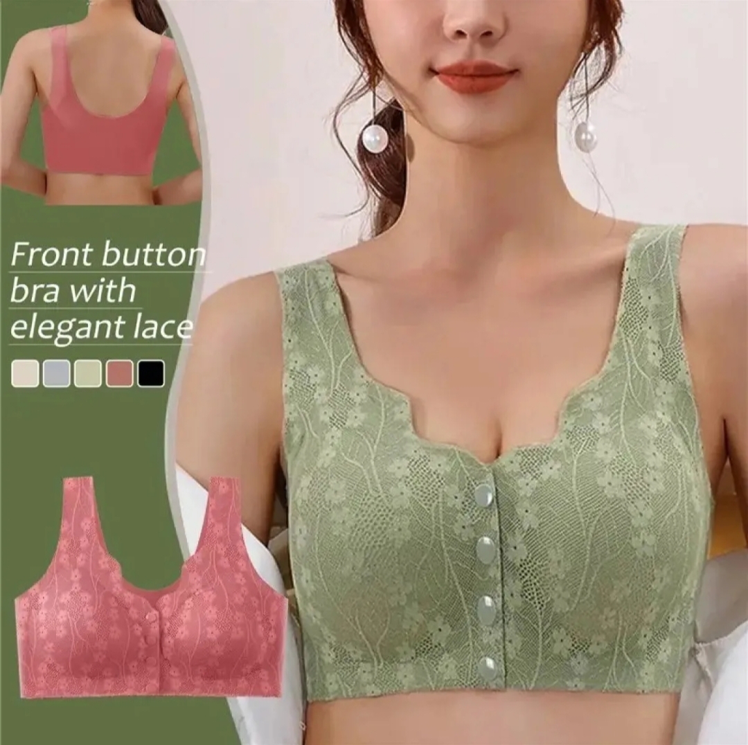 Picture of Imported Front Button maternity bra for new born baby feeding bra and regular use bra for women (one piece)