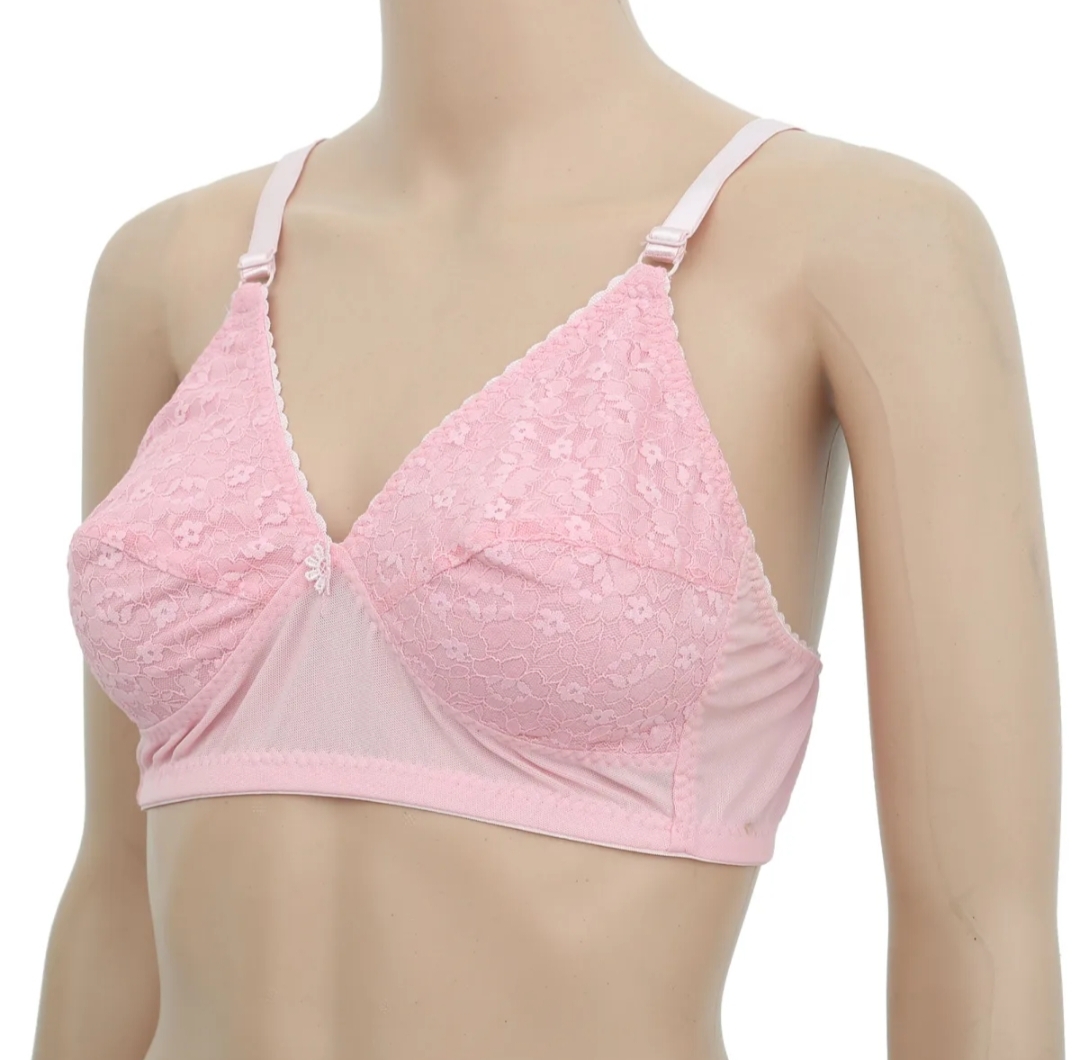 Picture of 3 Piece Premium Quality Women Clothing Net Soft Bra Comfortable Skin Friendly Stylish Bra for Women