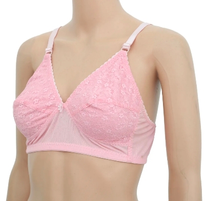 Picture of 3 Piece Premium Quality Women Clothing Net Soft Bra Comfortable Skin Friendly Stylish Bra for Women