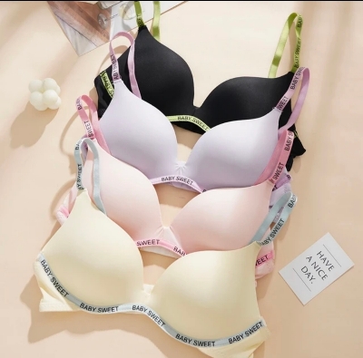 Picture of 1 Piece Imported premium comfortable Semicup push up stylish bra  for regular use for Women