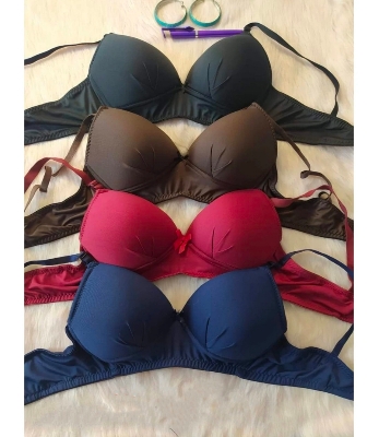 Picture of 3 Piece Premium Push Up Adjustable strap bra Foam bra comfortable bra stylish bra for Women