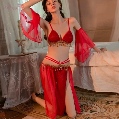 Picture of Imported Honeymoon Sexy Women Night Dress Arabian Nighty for  Female Nightwear