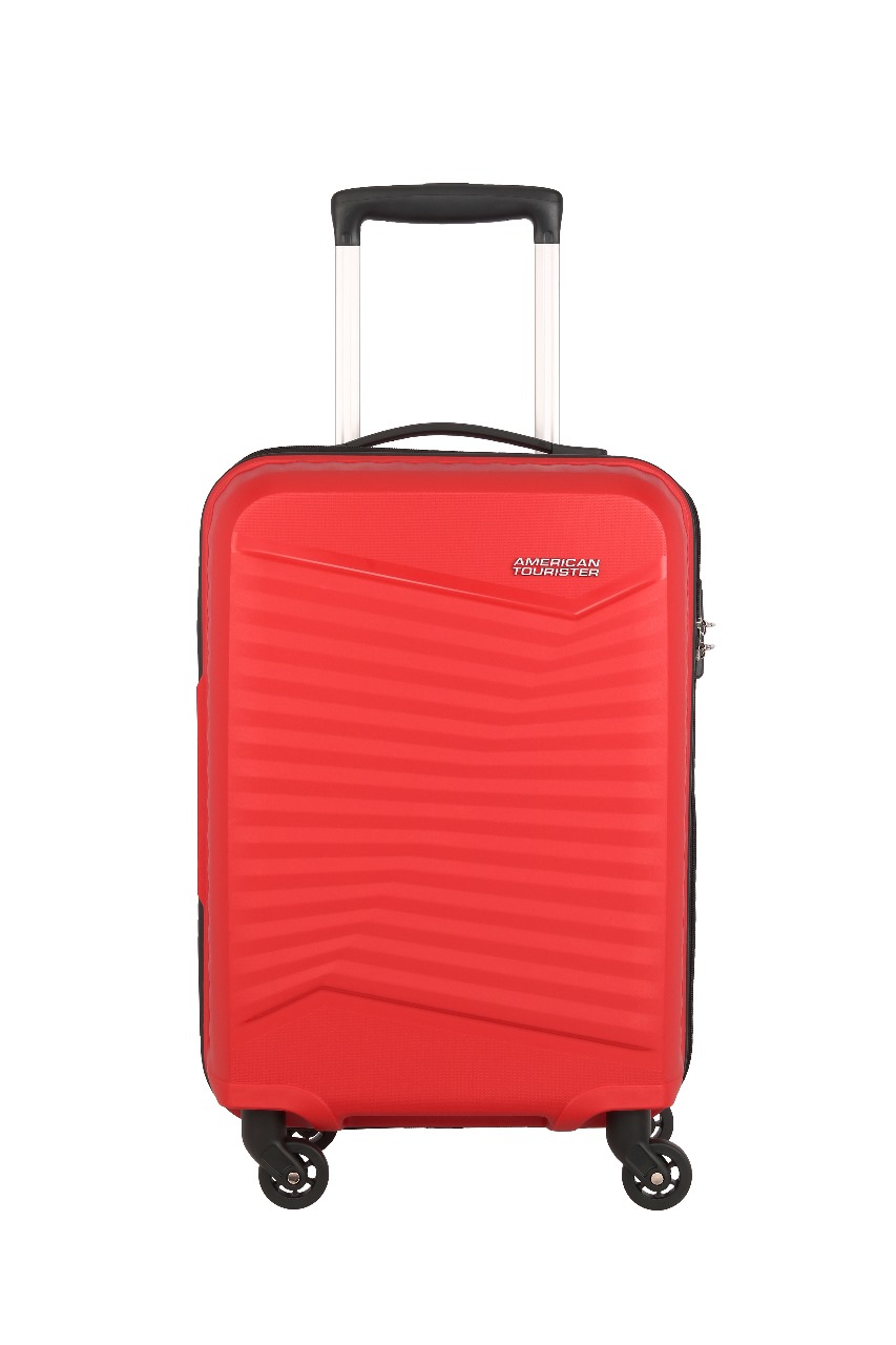 Picture of American Tourister Carbon Fiber Warm Red Luggage