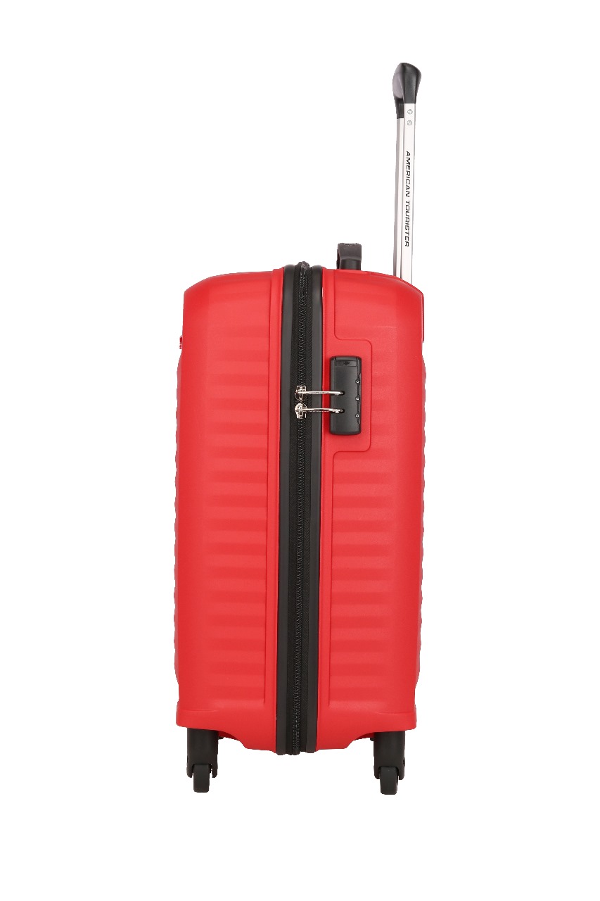 Picture of American Tourister Carbon Fiber Warm Red Luggage