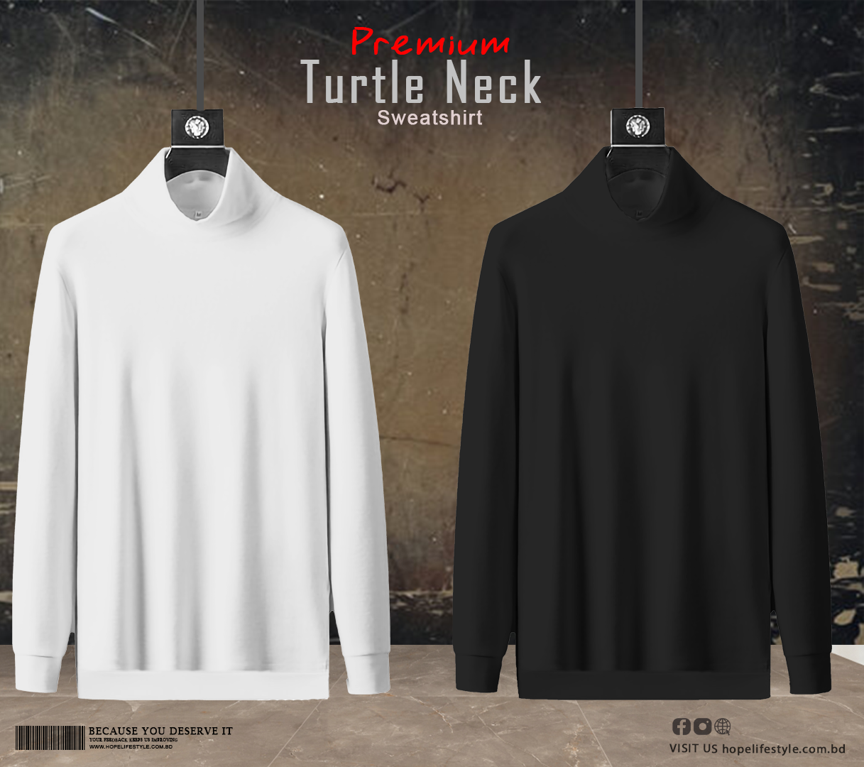 Picture of Premium Turtle Neck Sweatshirt Combo