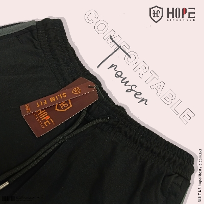 Picture of HP-637 Hope Lifestyle Men’s Trouser- Black Anther