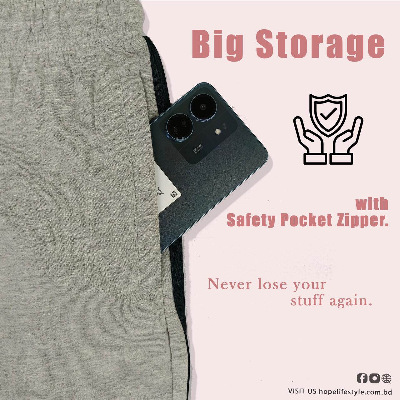 Picture of HP-637 Hope Lifestyle Men’s Trouser- Gray