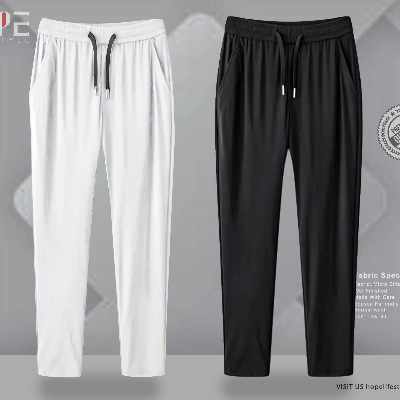 Picture of Elegance Men's Trouser Combo- Black & White