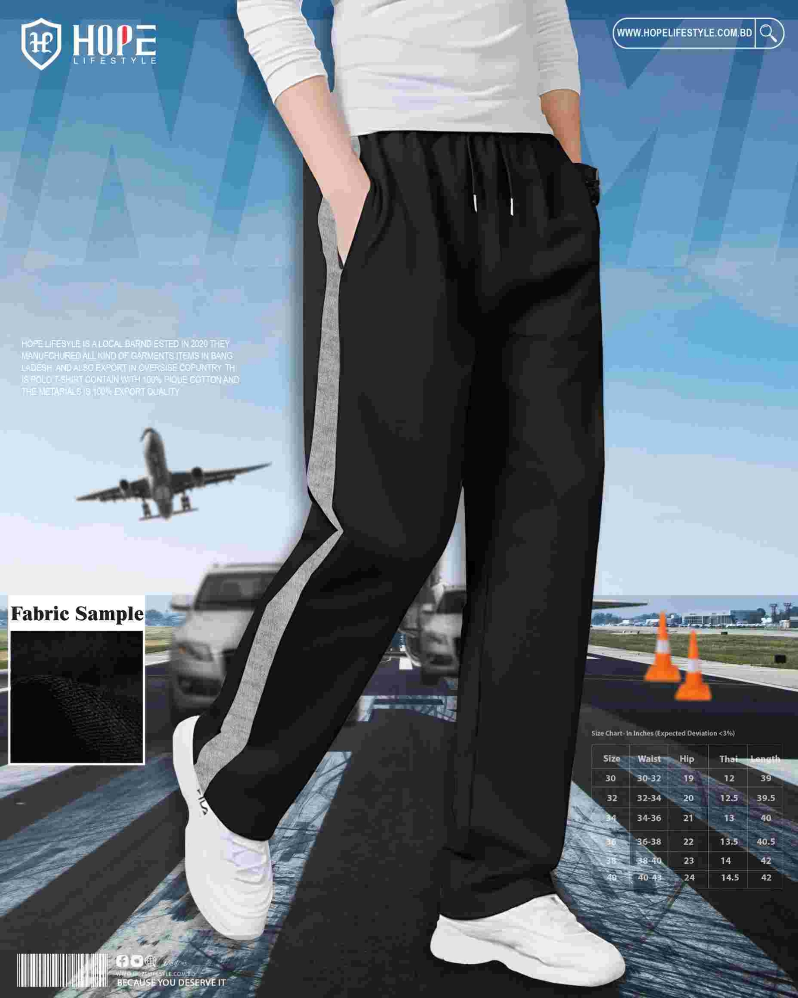 Picture of HP-758 Men’s Premium Trouser- Black