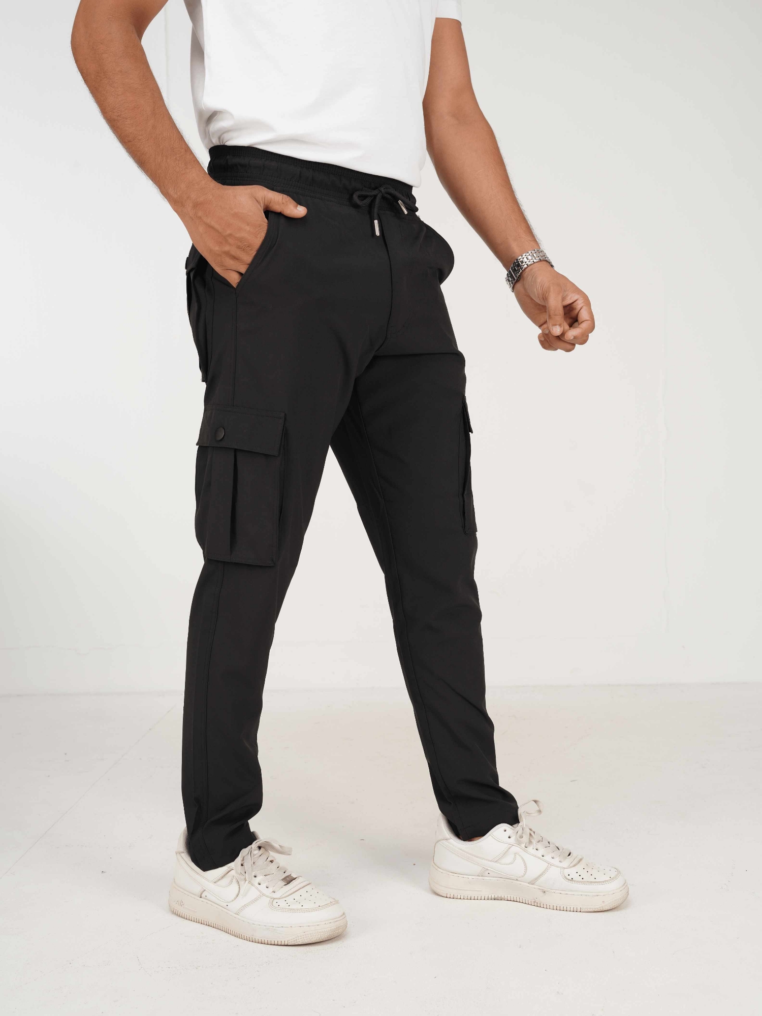 Picture of HP-721 Premium Cargo Pants- Black