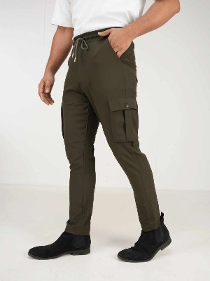 Picture of HP-721 Premium Cargo Pants- Olive