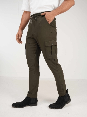 Picture of HP-721 Premium Cargo Pants- Olive