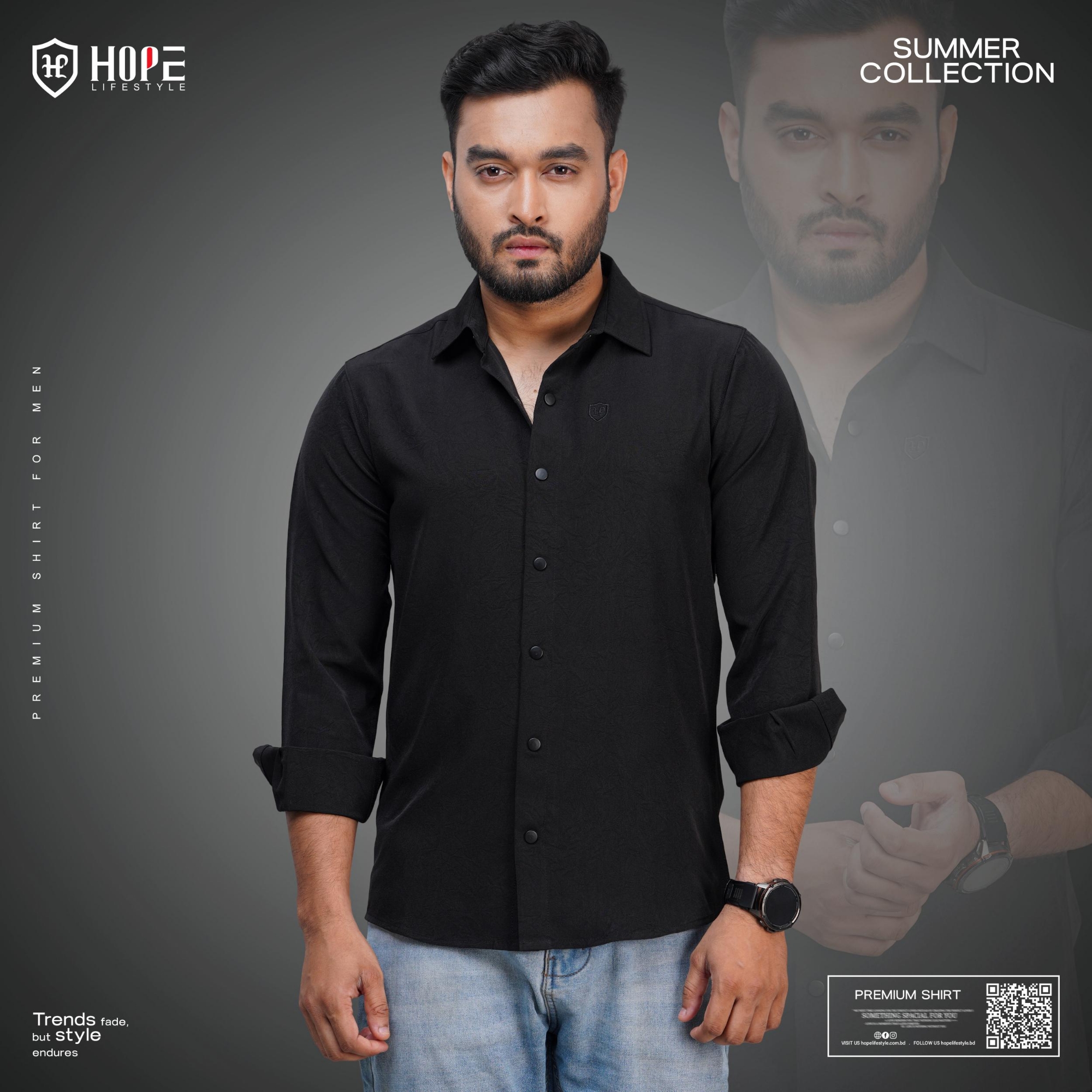 Picture of HP-816 Premium Shirt- Black