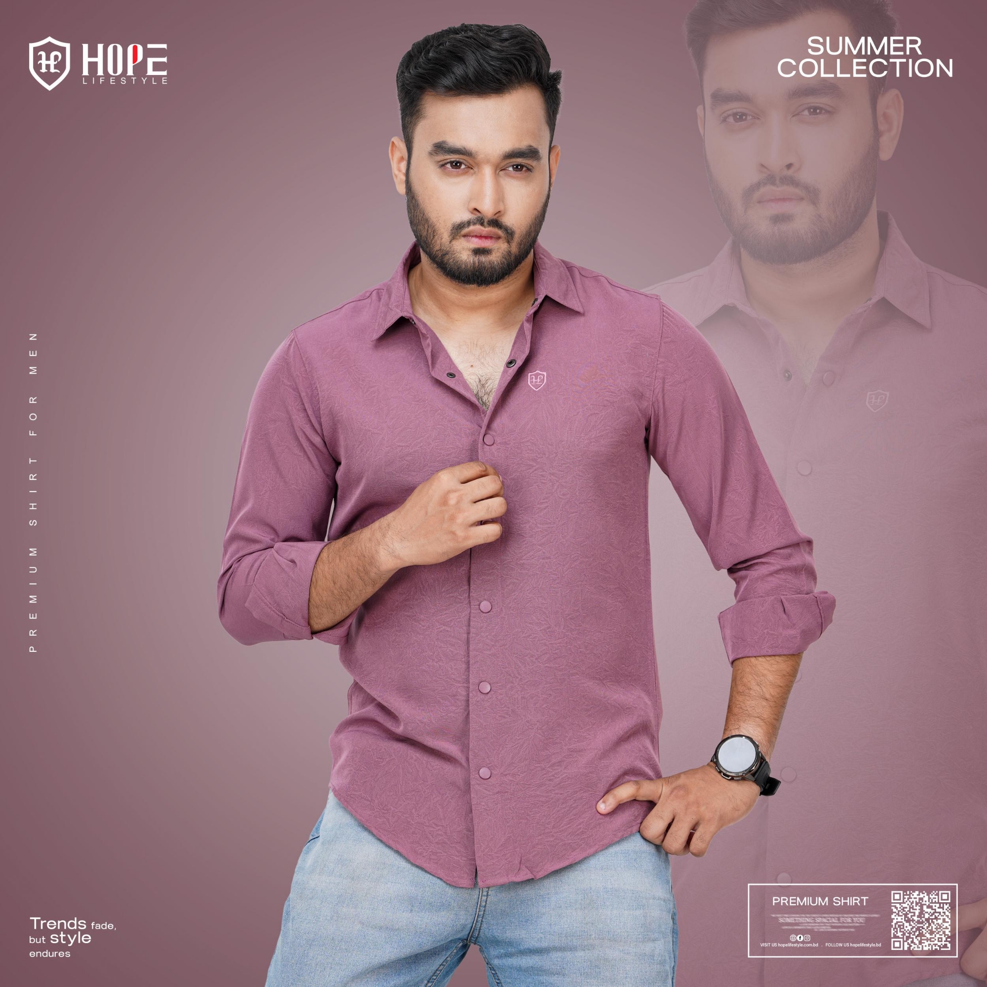 Picture of HP-816 Premium Shirt- Light Palm