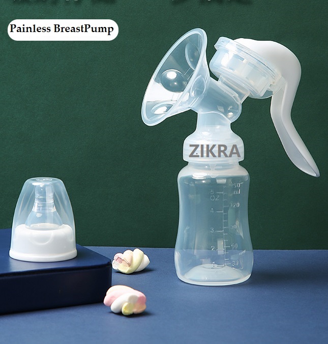 Picture of 2 in 1 Manual Breastfeeding Milk Pump, Easy to Control Vacuum Without Box