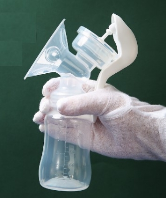 Picture of 2 in 1 Manual Breastfeeding Milk Pump, Easy to Control Vacuum Without Box