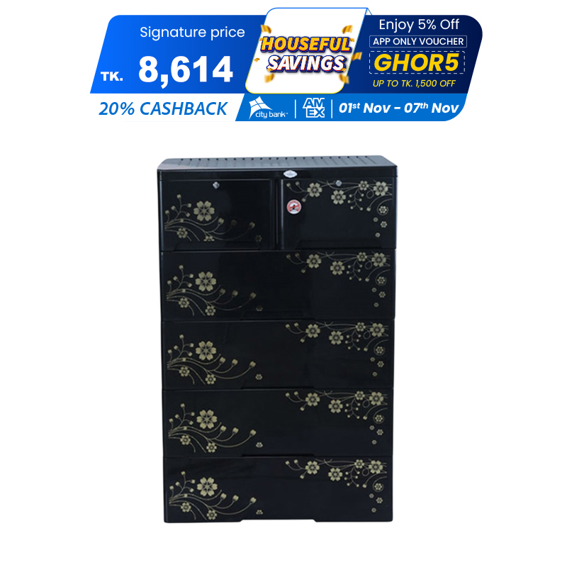 Picture of RFL Wardrobe Double 5D KD Deluxe Aurora