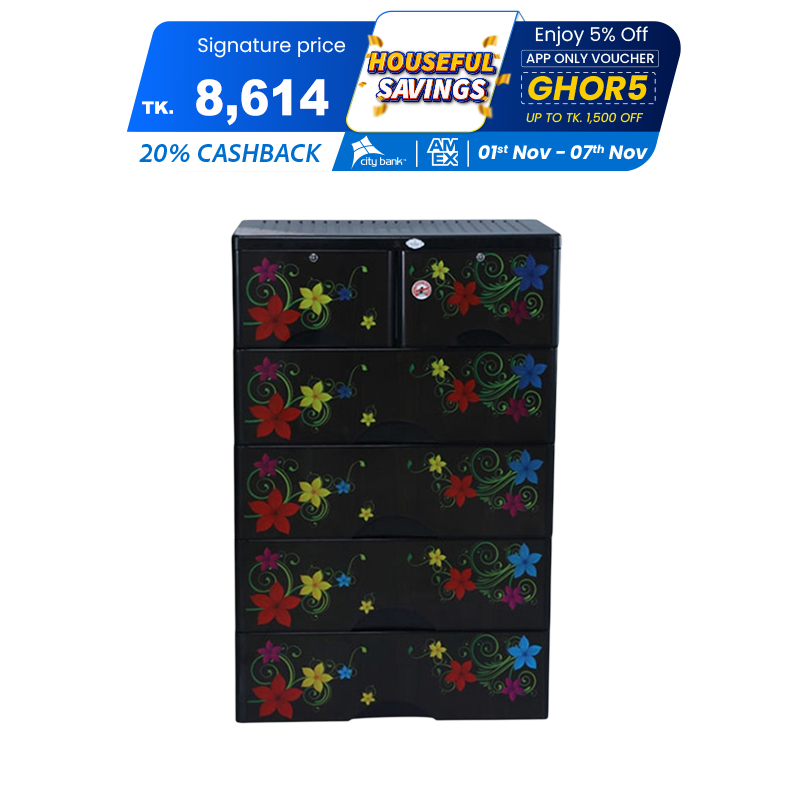 Picture of RFL Wardrobe Double 5D KD Elegant Maple Wood