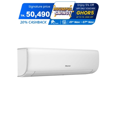 Picture of Hisense 1.5 Ton Inverter Smart Compact Air Conditioner (AS18TW4RGSKB02DU) (Best Price)