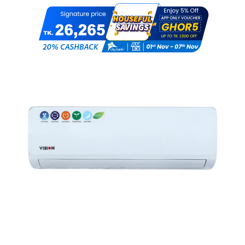 Picture of VISION 0.75 Ton Non Inverter Air Conditioner VSN 9K410a Ultra