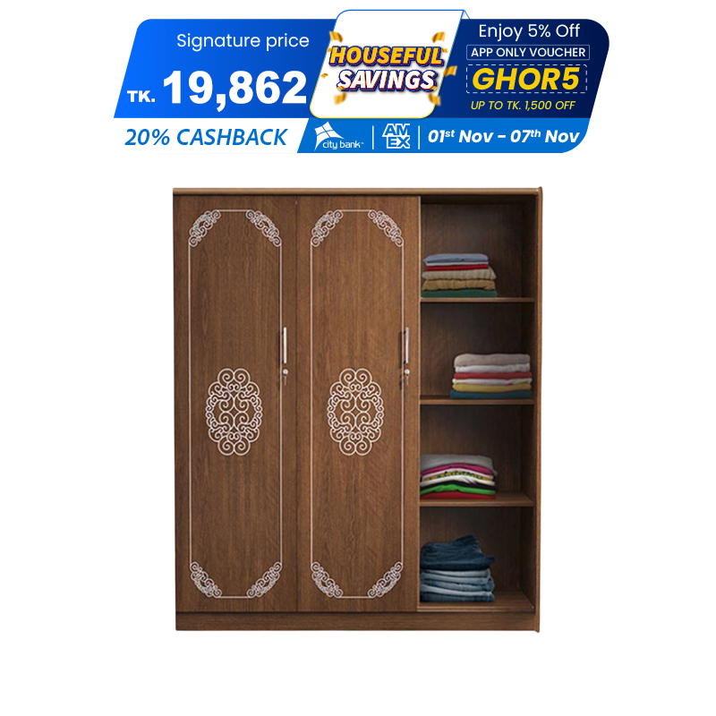 Picture of Regal CUPBOARD- CHARLY CBH-143-1-1-20 (3 DOOR)
