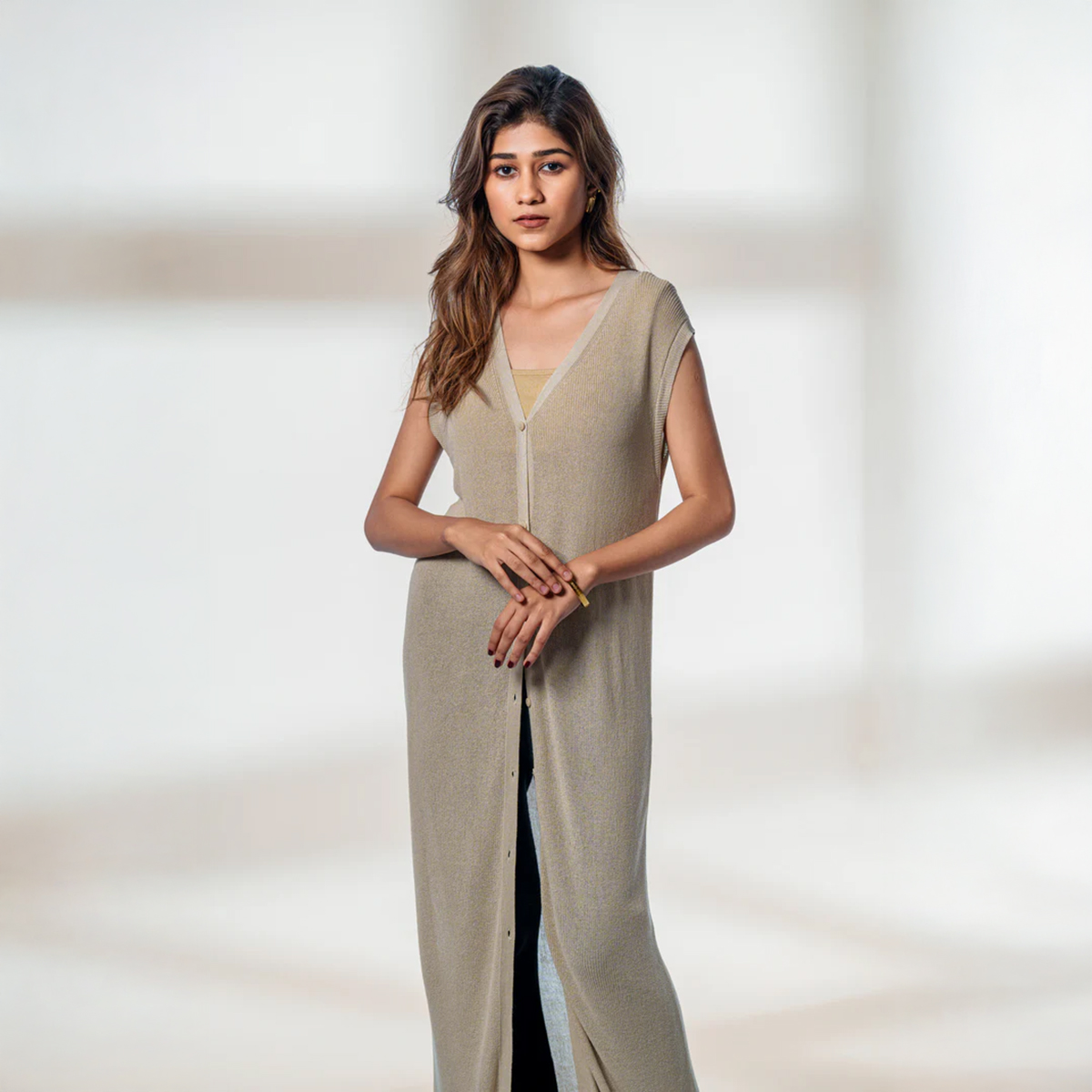 Picture of Bosphorus Vivian Beige Dress For Women