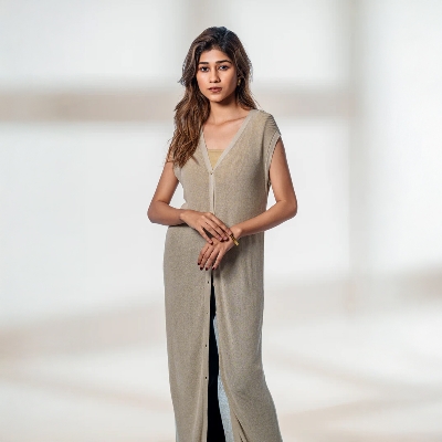 Picture of Bosphorus Vivian Beige Dress For Women