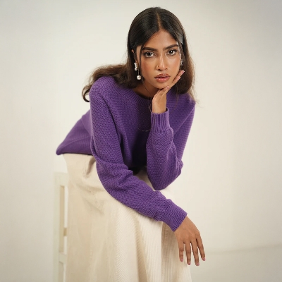 Picture of Bosphorus Picasso Waffled Crewneck Sweater