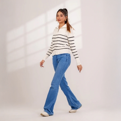 Picture of Bosphorus Marine Zip-Through Sweater For Women