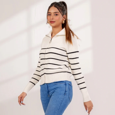 Picture of Bosphorus Marine Zip-Through Sweater For Women