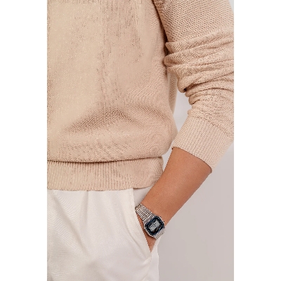 Picture of Bosphorus Quarter-Zip Sweater Beige For Men