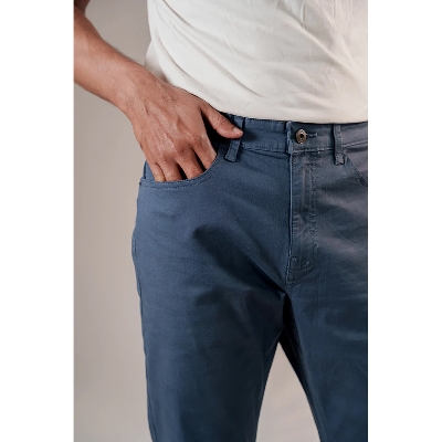 Picture of Bosphorus Steel Blue Essential Chinos