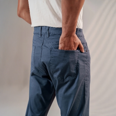 Picture of Bosphorus Steel Blue Essential Chinos