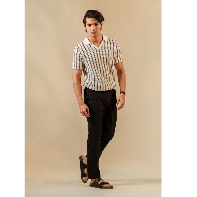 Picture of Bosphorus Roma Striped Polo For Men