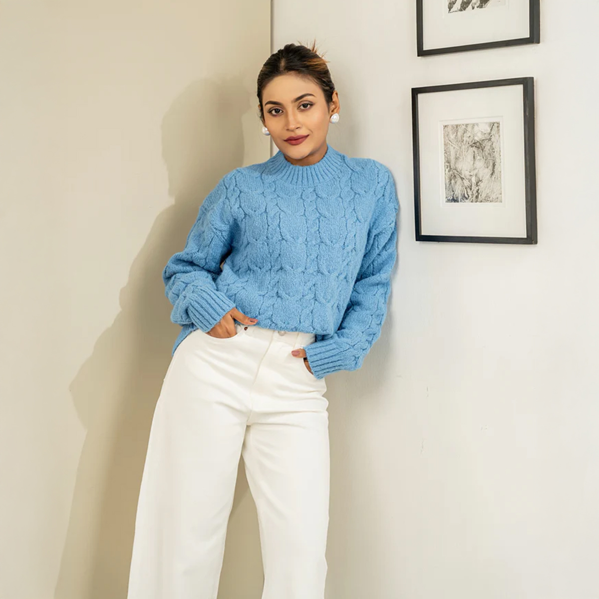 Picture of Bosphorus Chloe Cable-Knit Sweater For Women