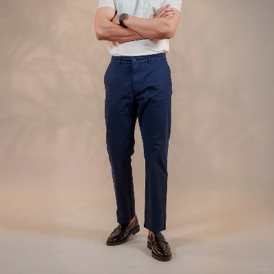 Picture of Bosphorus Navy Essential Chinos