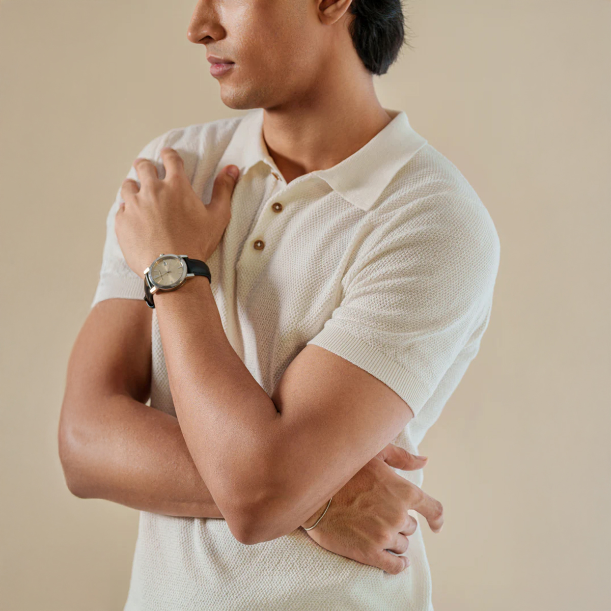 Picture of Bosphorus Florence Blanco Knit Polo For Men