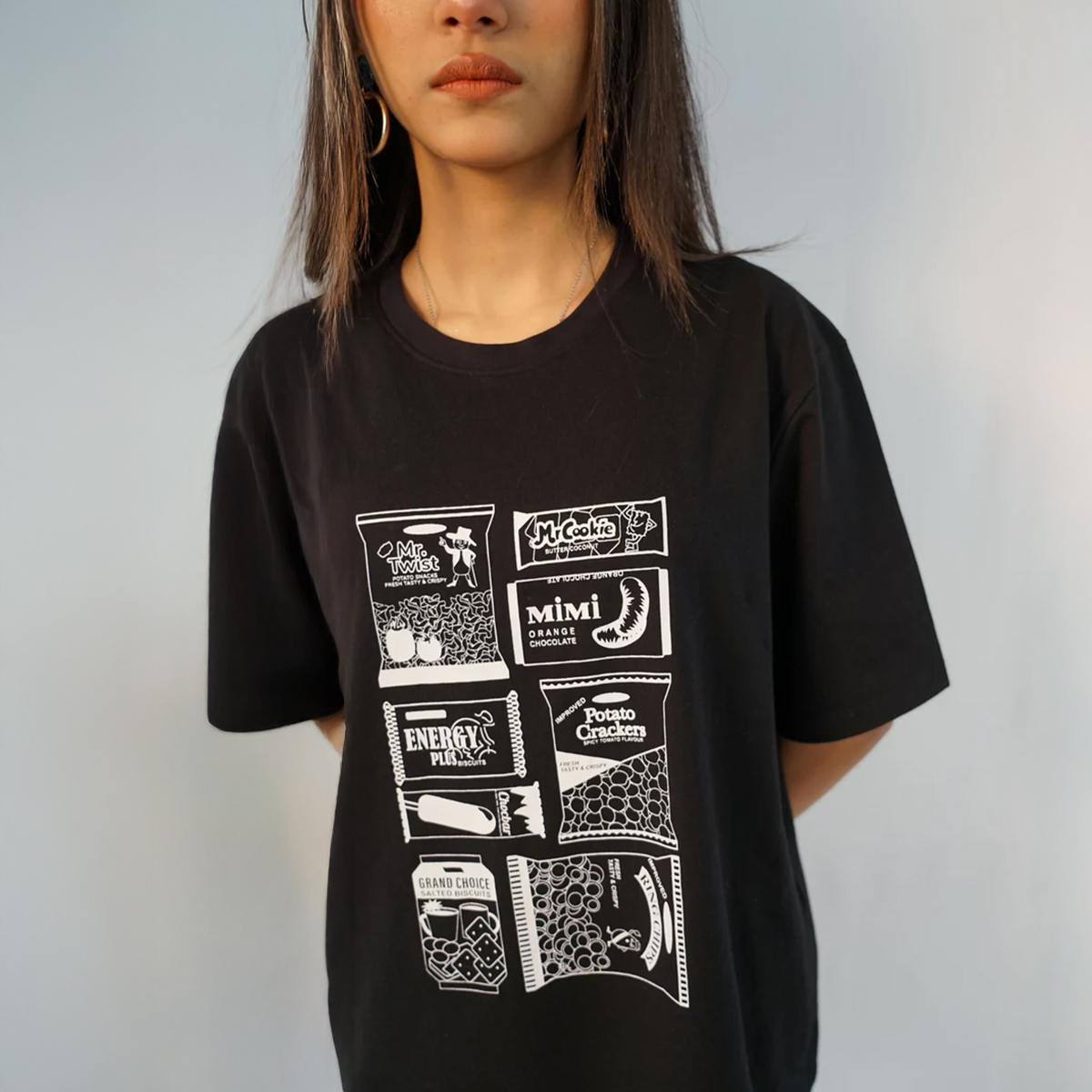 Picture of Bosphorus 1990's Nostalgia Graphic T-Shirt Black