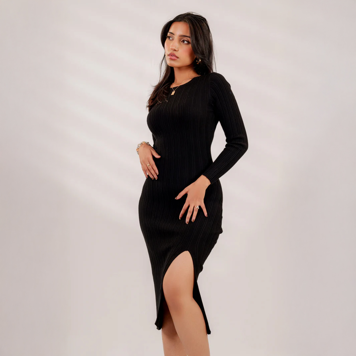 Picture of Bosphorus Alessandra Bodycon Dress (Black)