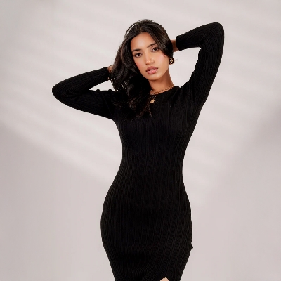 Picture of Bosphorus Alessandra Bodycon Dress (Black)