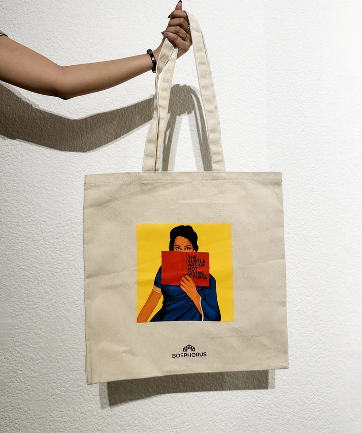 Picture of Bosphorus Antidotes Print Medium Tote Bag