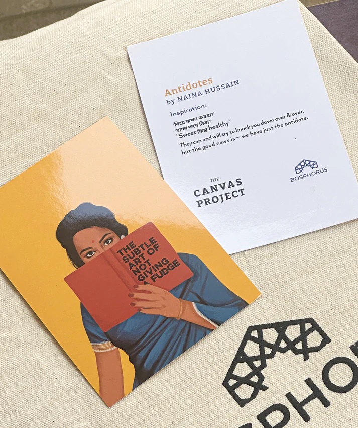 Picture of Bosphorus Antidotes Print Medium Tote Bag