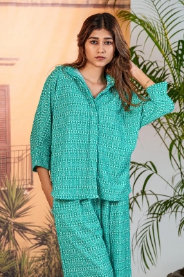 Picture of Bosphorus Jade Co-ord Set Outfit for Women